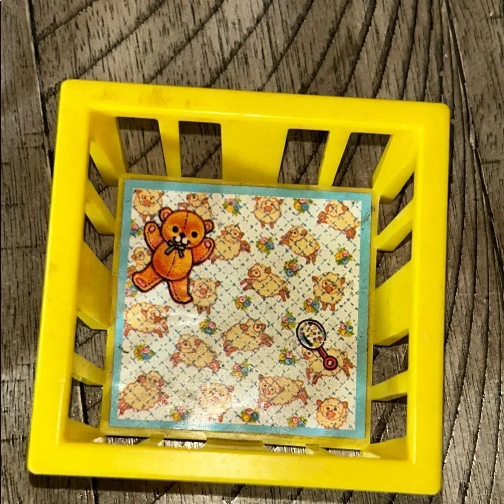 Vintage 1972 made in USA 🇺🇸 Fisher Price Nursery Set
